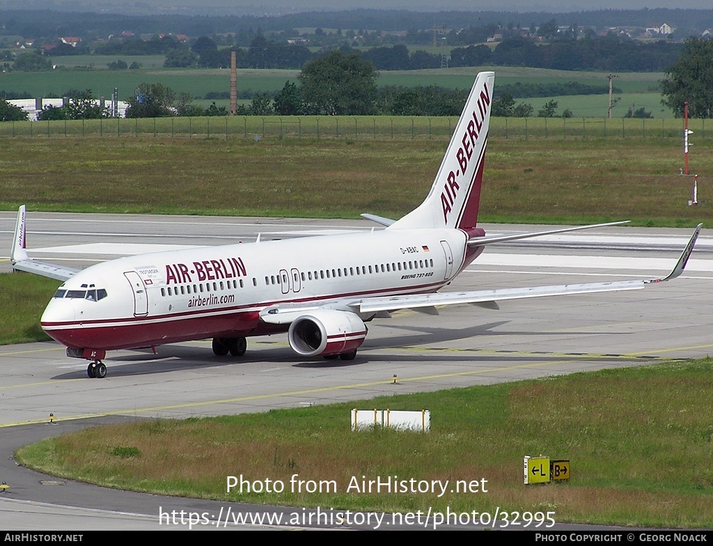 Aircraft Photo of D-ABAC | Boeing 737-86J | Air Berlin | AirHistory.net #32995