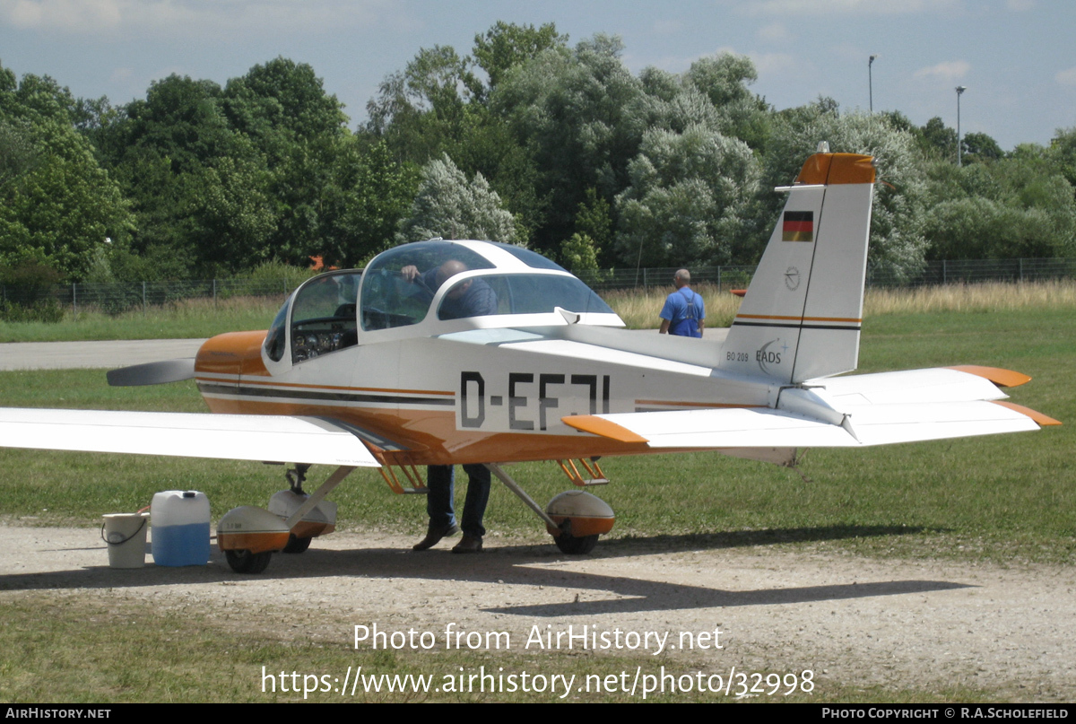 Aircraft Photo of D-EFJL | Bolkow BO-209 Monsun 160RV | AirHistory.net #32998