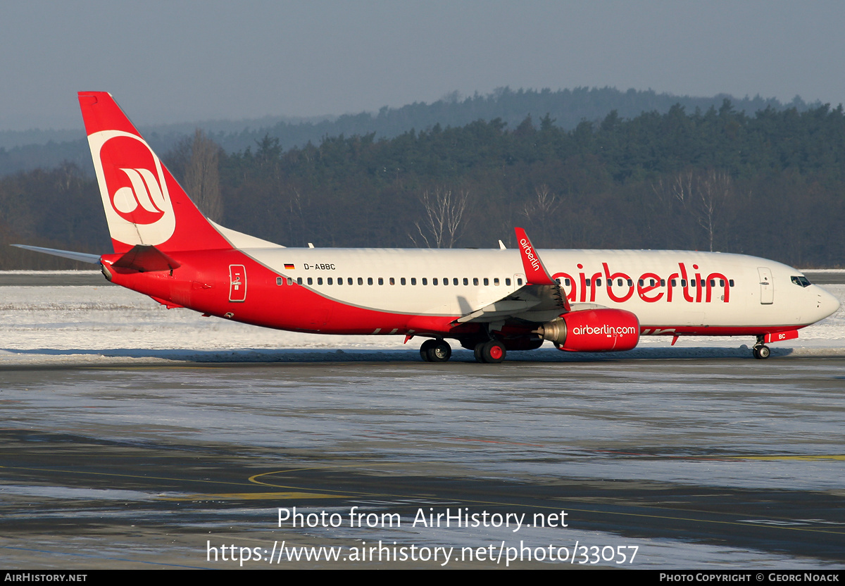 Aircraft Photo of D-ABBC | Boeing 737-86J | Air Berlin | AirHistory.net #33057