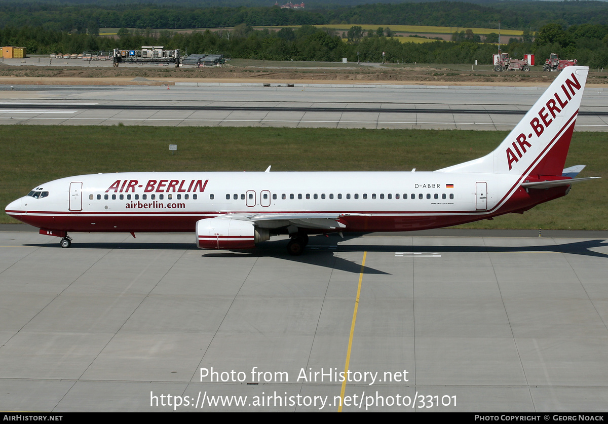 Aircraft Photo of D-ABBR | Boeing 737-85F | Air Berlin | AirHistory.net #33101