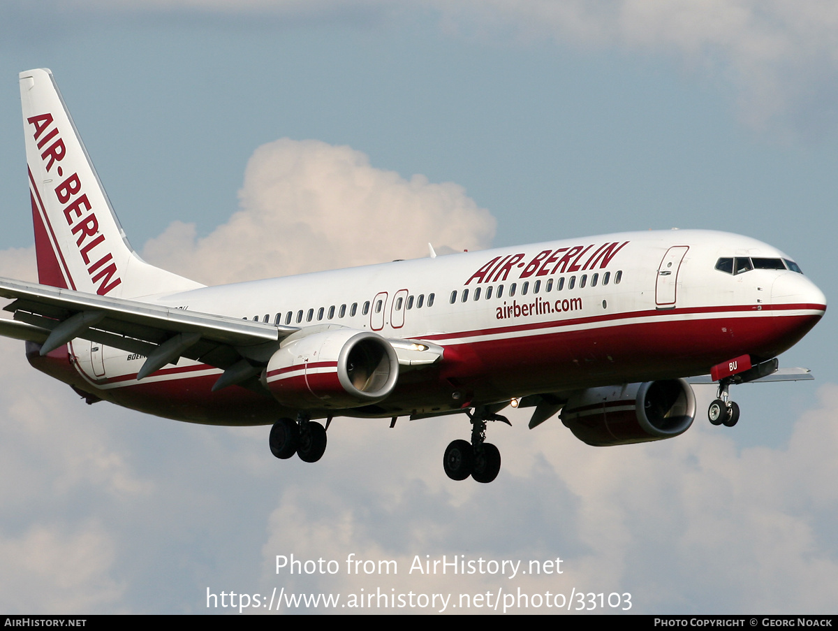 Aircraft Photo of D-ABBU | Boeing 737-8Q8 | Air Berlin | AirHistory.net #33103