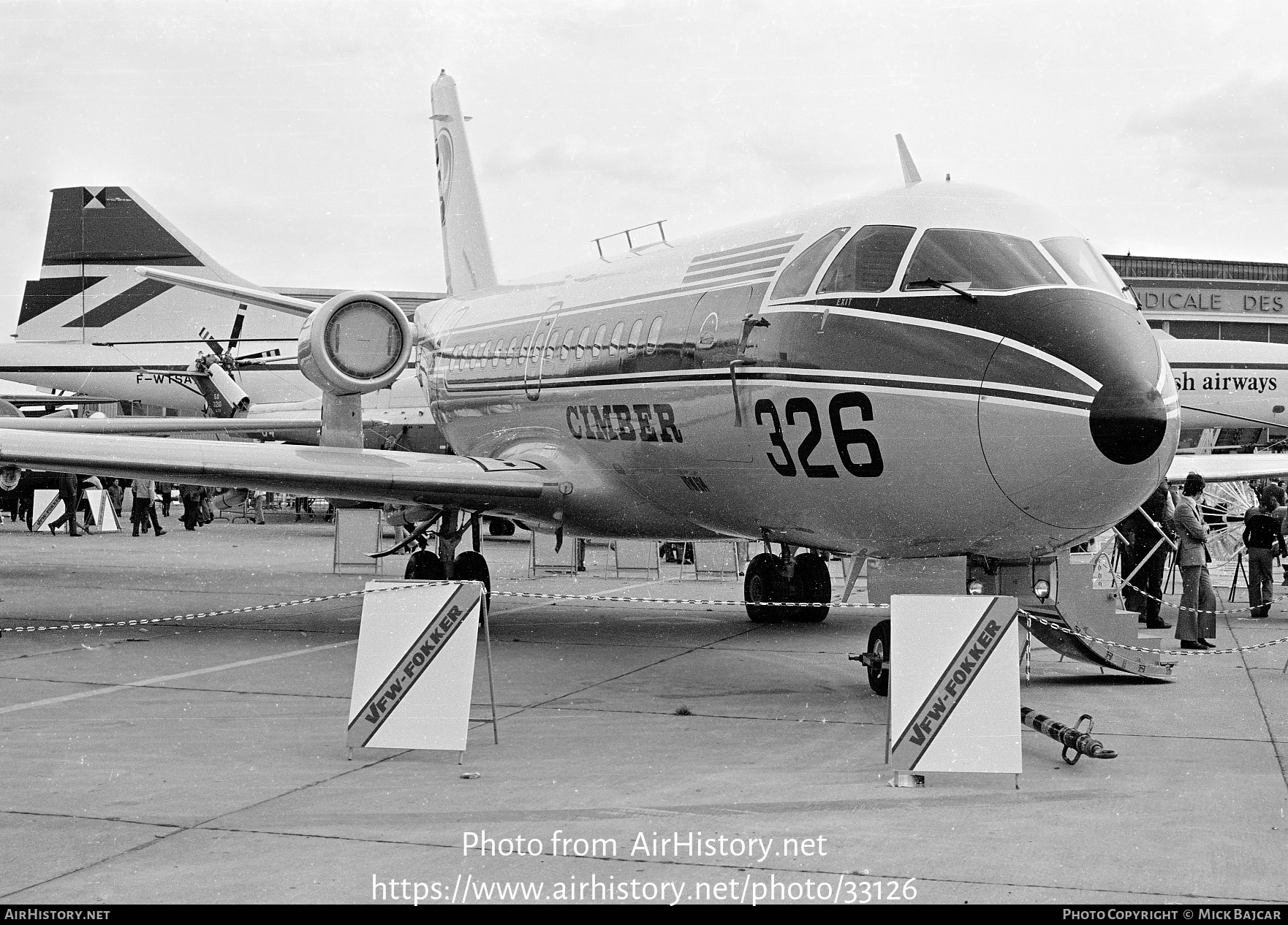 Aircraft Photo of D-BABD | VFW-Fokker VFW-614 | Cimber Air | AirHistory.net #33126