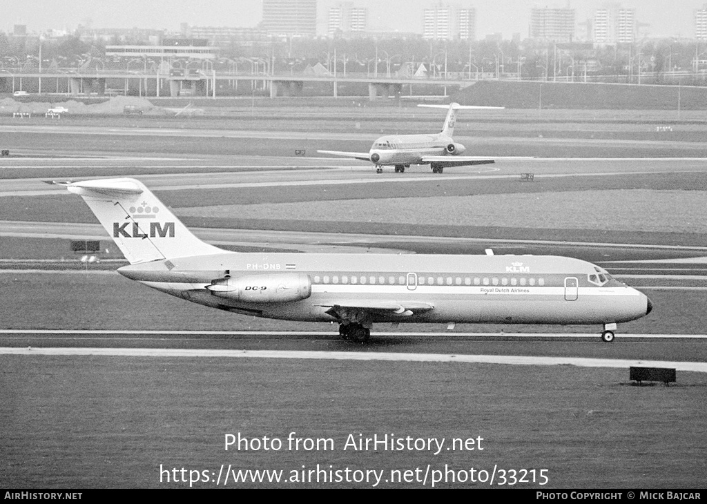 Aircraft Photo of PH-DNB | Douglas DC-9-15 | KLM - Royal Dutch Airlines | AirHistory.net #33215