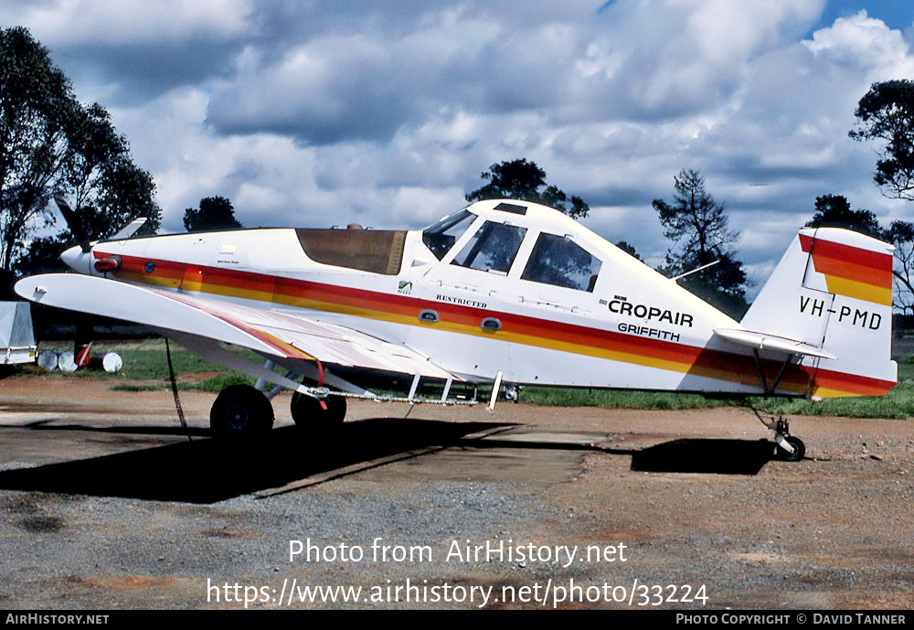 Aircraft Photo of VH-PMD | Ayres S2R-T34 Turbo Thrush | Cropair | AirHistory.net #33224