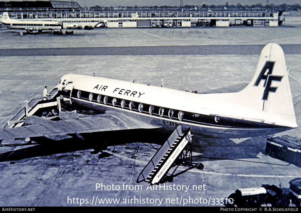 Aircraft Photo of G-AVNJ | Vickers 812 Viscount | Air Ferry | AirHistory.net #33310