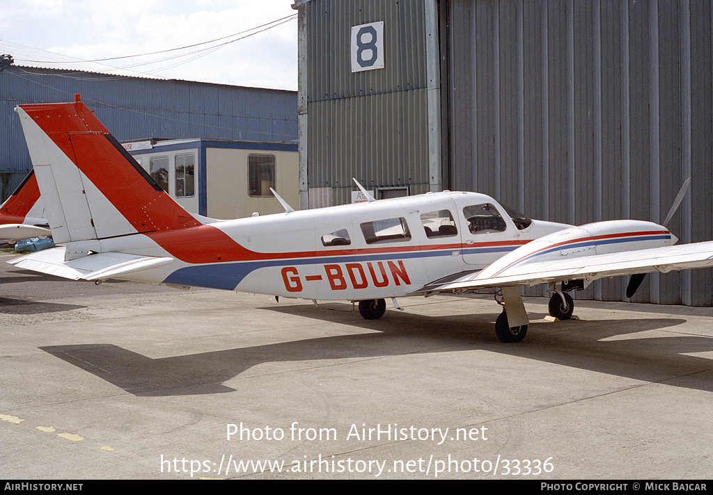 Aircraft Photo of G-BDUN | Piper PA-34-200T Seneca II | AirHistory.net #33336