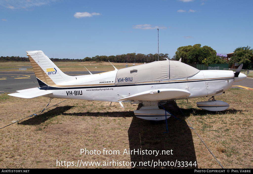 Aircraft Photo of VH-BIU | Piper PA-28-181 Archer II | AirHistory.net #33344