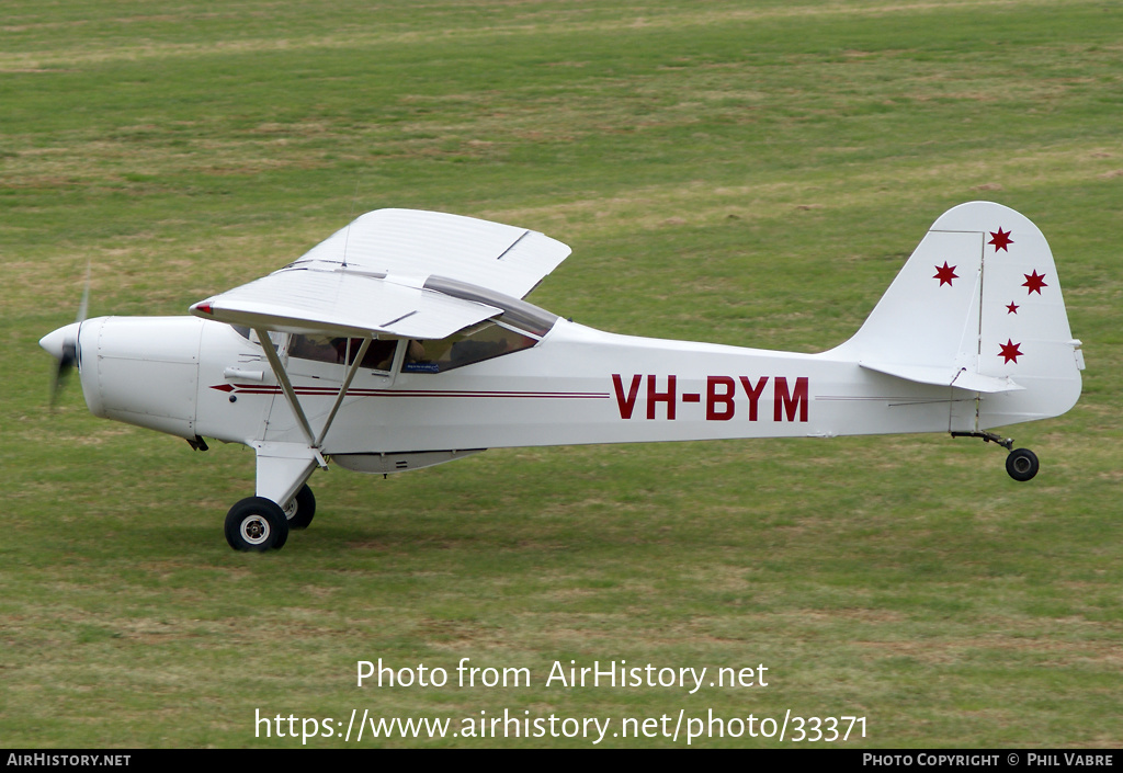 Aircraft Photo of VH-BYM | Taylorcraft J Auster Mk5D Ajax | AirHistory.net #33371