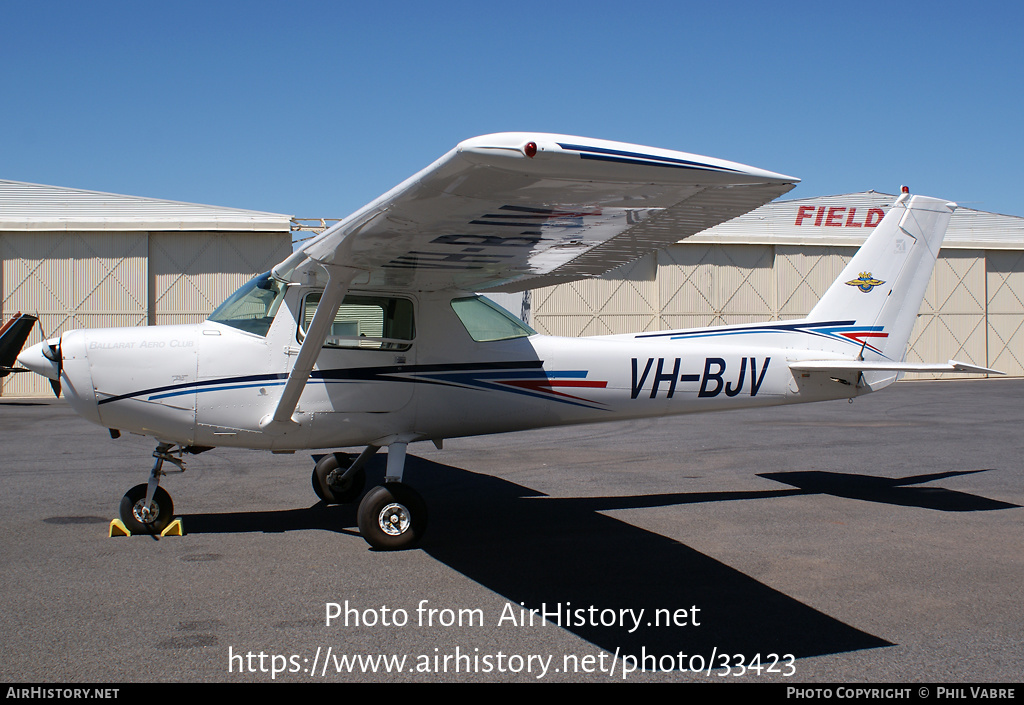 Aircraft Photo of VH-BJV | Cessna 152 | Ballarat Aero Club | AirHistory.net #33423