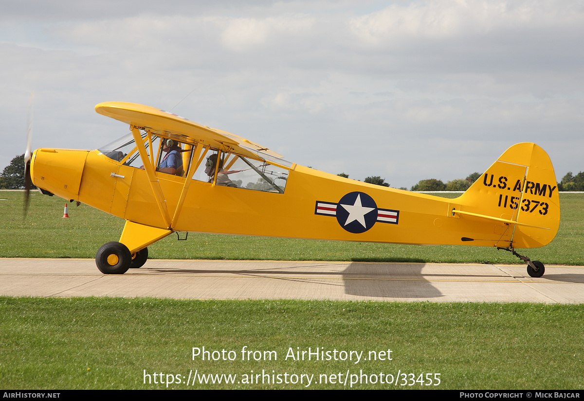 Aircraft Photo of G-AYPM / 115373 | Piper L-18C/135 Super Cub | USA - Army | AirHistory.net #33455