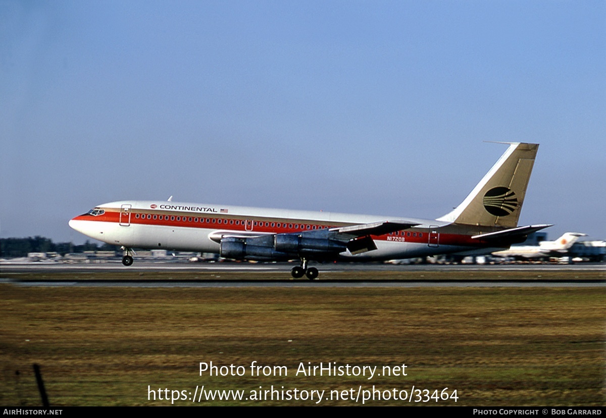 Aircraft Photo of N17208 | Boeing 720-024B | Continental Airlines | AirHistory.net #33464