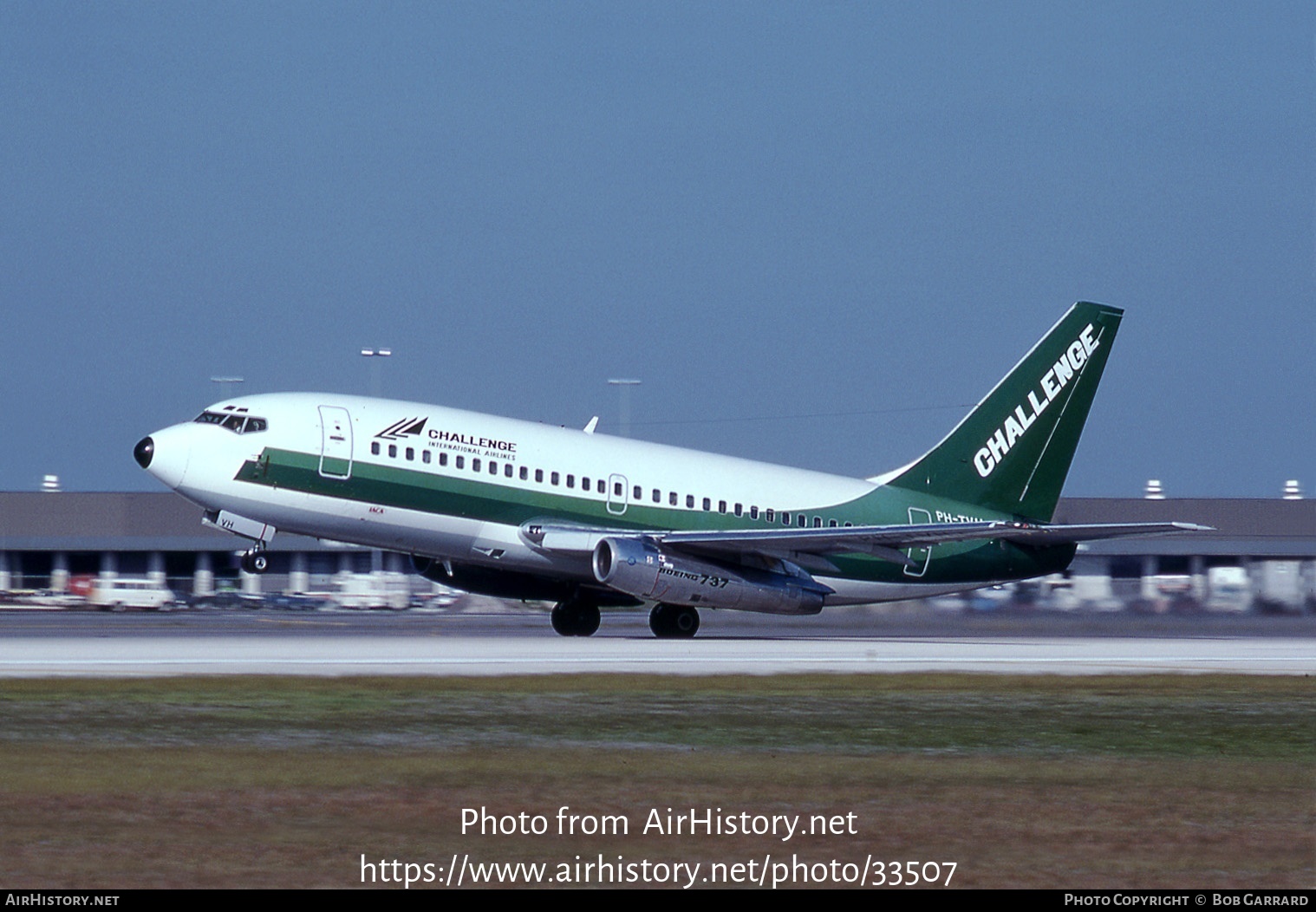 Aircraft Photo of PH-TVH | Boeing 737-222 | Challenge International Airlines | AirHistory.net #33507