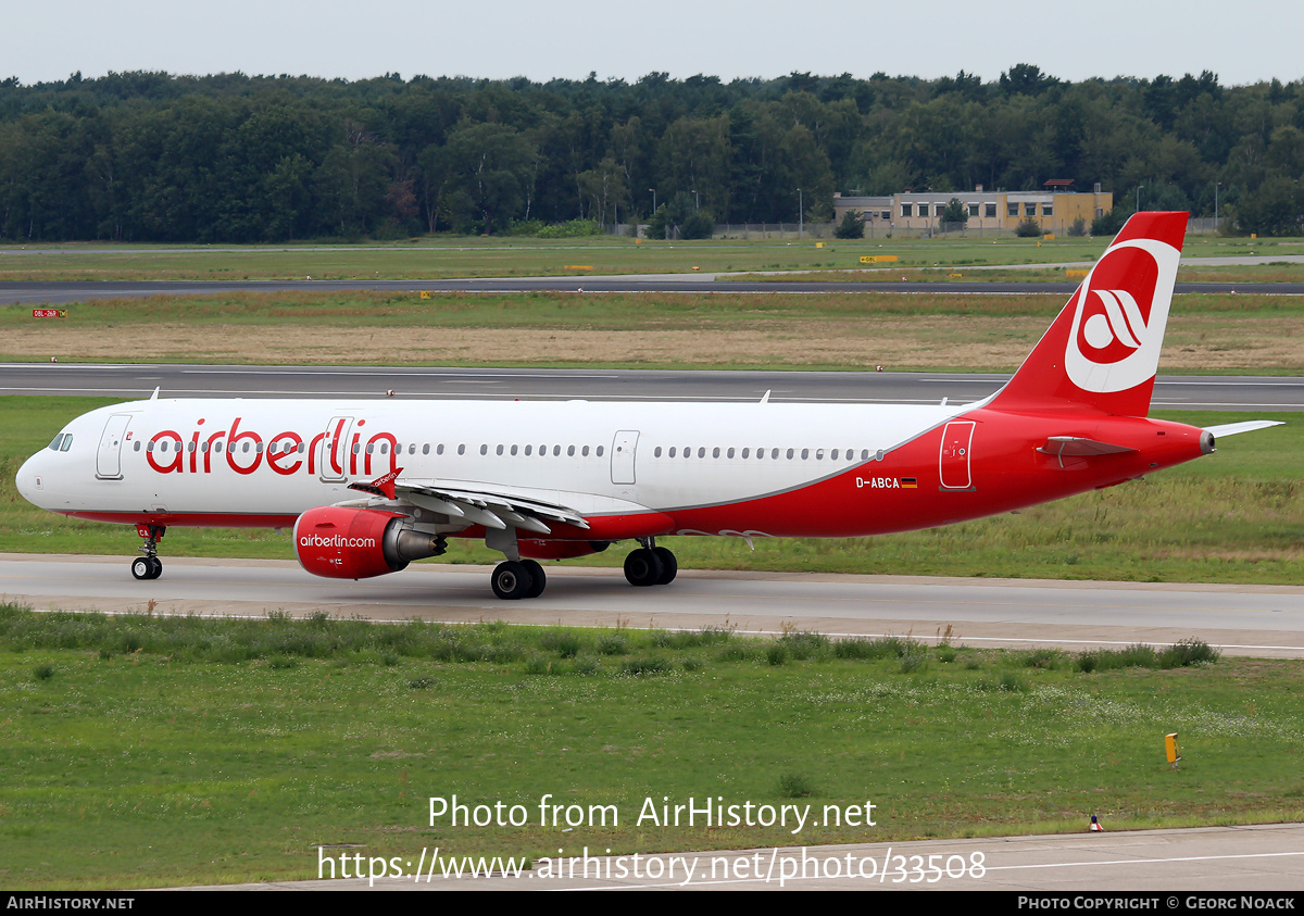 Aircraft Photo of D-ABCA | Airbus A321-211 | Air Berlin | AirHistory.net #33508