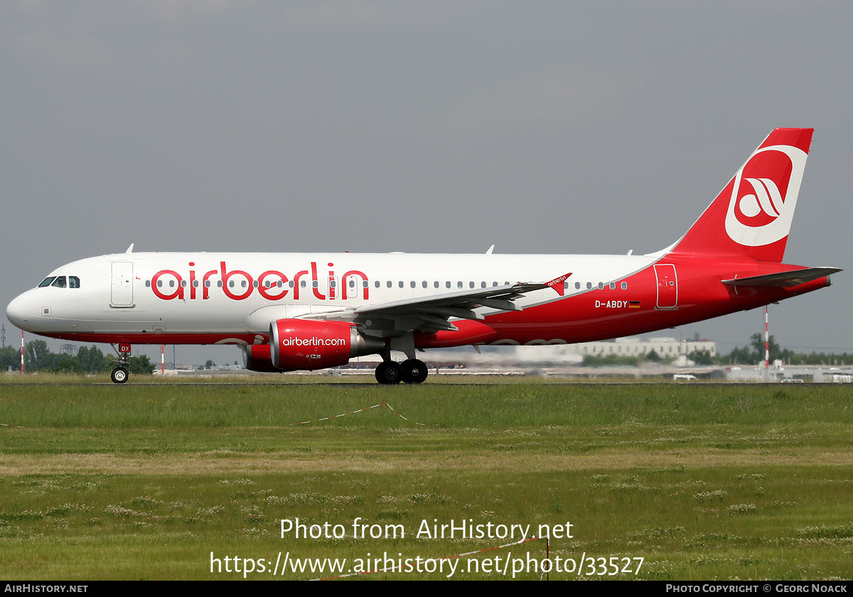 Aircraft Photo of D-ABDY | Airbus A320-214 | Air Berlin | AirHistory.net #33527