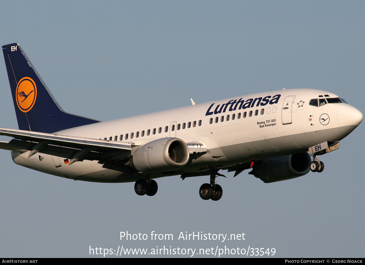 Aircraft Photo of D-ABEH | Boeing 737-330 | Lufthansa | AirHistory.net #33549