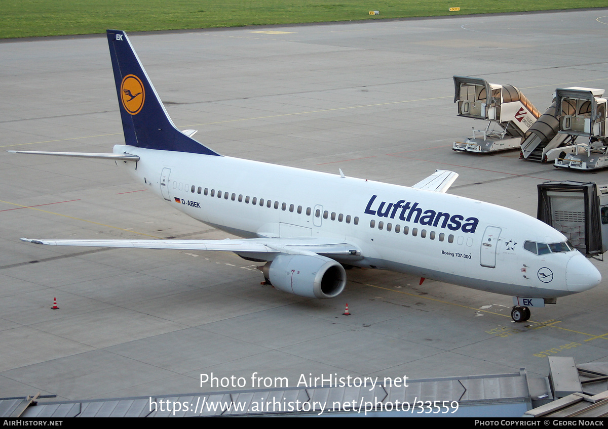 Aircraft Photo of D-ABEK | Boeing 737-330 | Lufthansa | AirHistory.net #33559