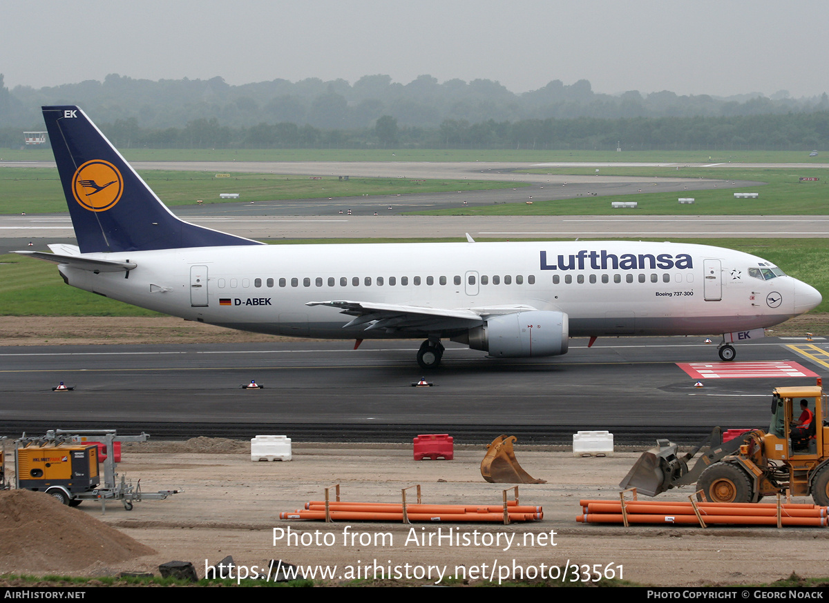 Aircraft Photo of D-ABEK | Boeing 737-330 | Lufthansa | AirHistory.net #33561