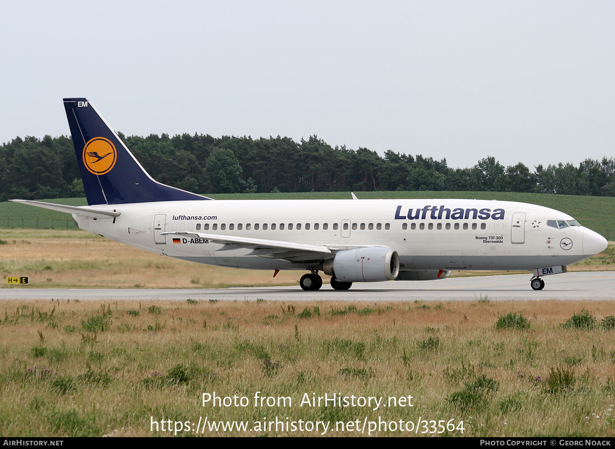 Aircraft Photo of D-ABEM | Boeing 737-330 | Lufthansa | AirHistory.net #33564