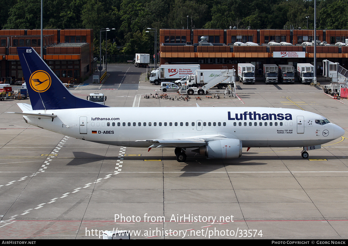 Aircraft Photo of D-ABES | Boeing 737-330 | Lufthansa | AirHistory.net #33574