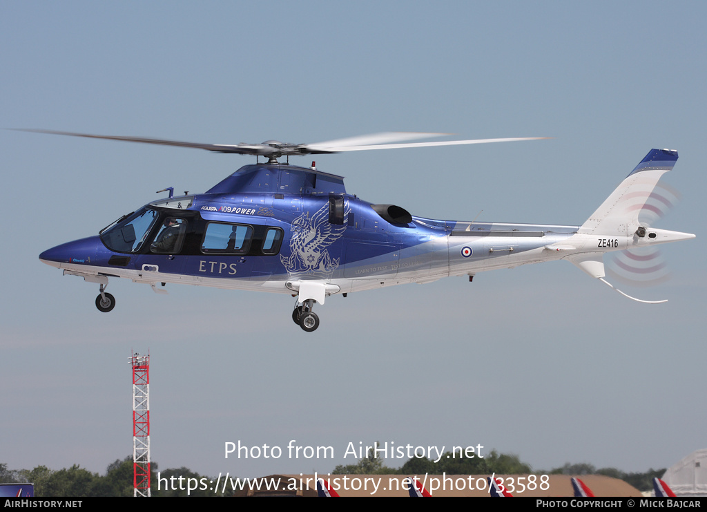 Aircraft Photo of ZE416 | Agusta A-109E Power Elite | UK - Air Force | AirHistory.net #33588