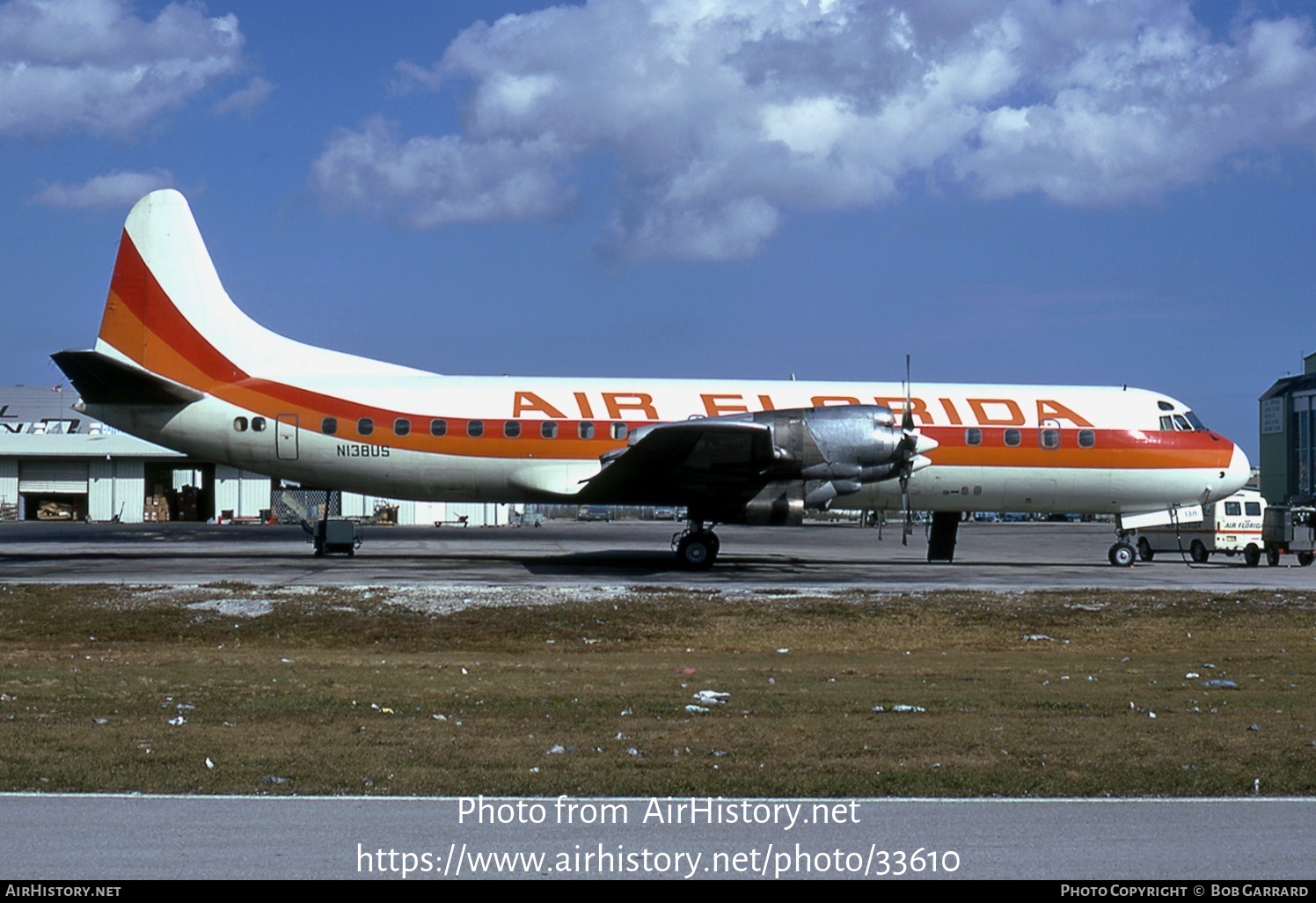 Aircraft Photo of N138US | Lockheed L-188C Electra | Air Florida | AirHistory.net #33610