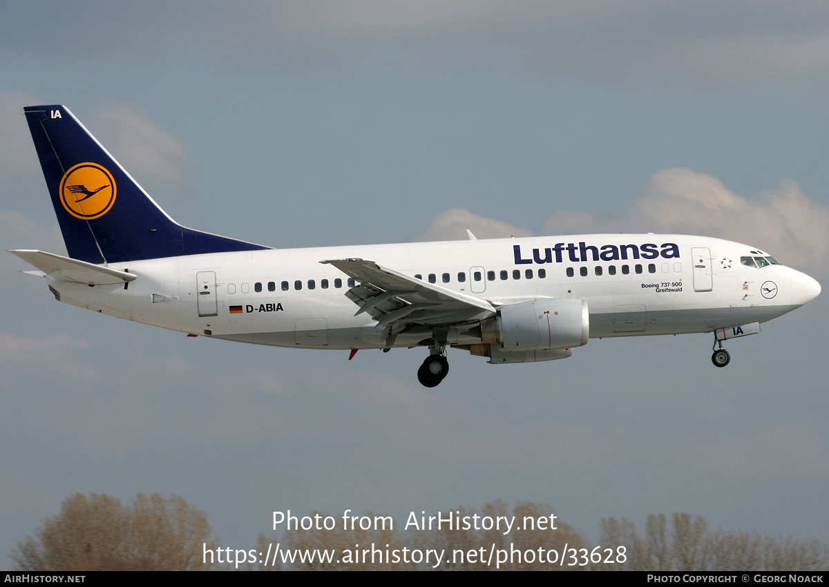 Aircraft Photo of D-ABIA | Boeing 737-530 | Lufthansa | AirHistory.net #33628