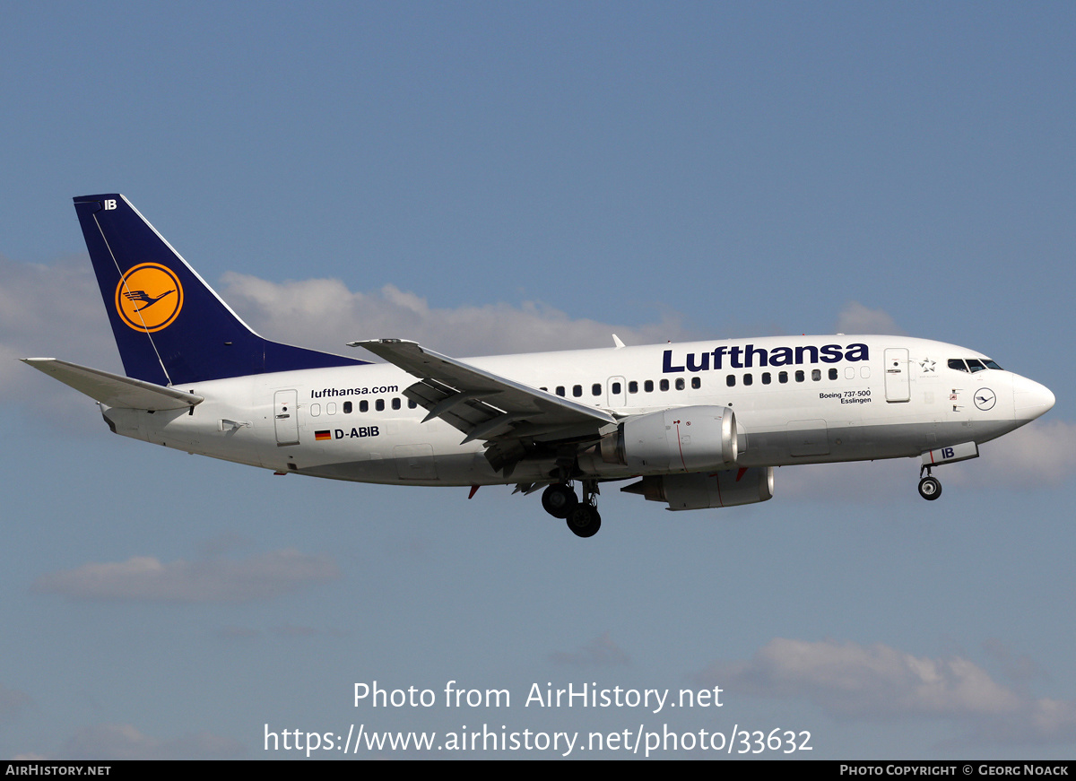 Aircraft Photo of D-ABIB | Boeing 737-530 | Lufthansa | AirHistory.net #33632