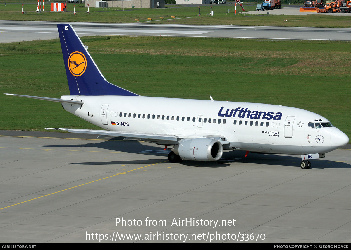 Aircraft Photo of D-ABIS | Boeing 737-530 | Lufthansa | AirHistory.net #33670