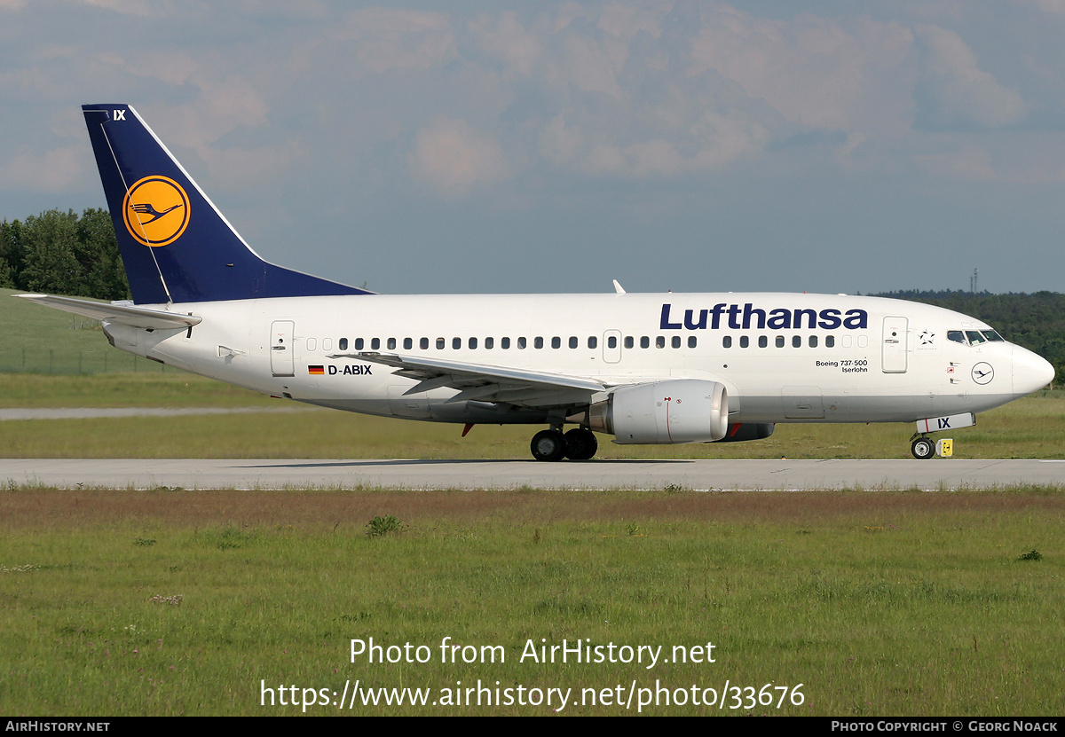 Aircraft Photo of D-ABIX | Boeing 737-530 | Lufthansa | AirHistory.net #33676