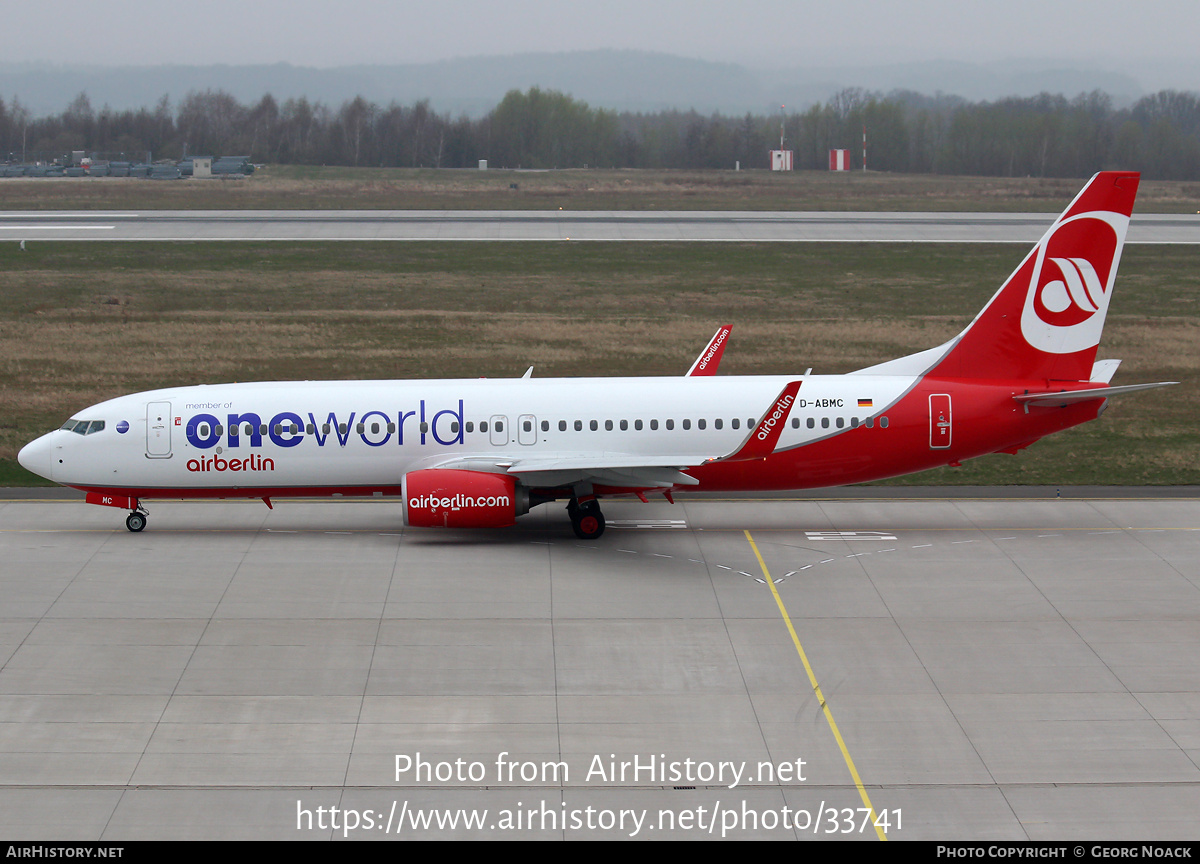 Aircraft Photo of D-ABMC | Boeing 737-86J | Air Berlin | AirHistory.net #33741