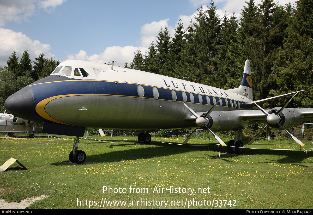 Aircraft Photo of D-ANAM | Vickers 814 Viscount | Lufthansa | AirHistory.net #33742