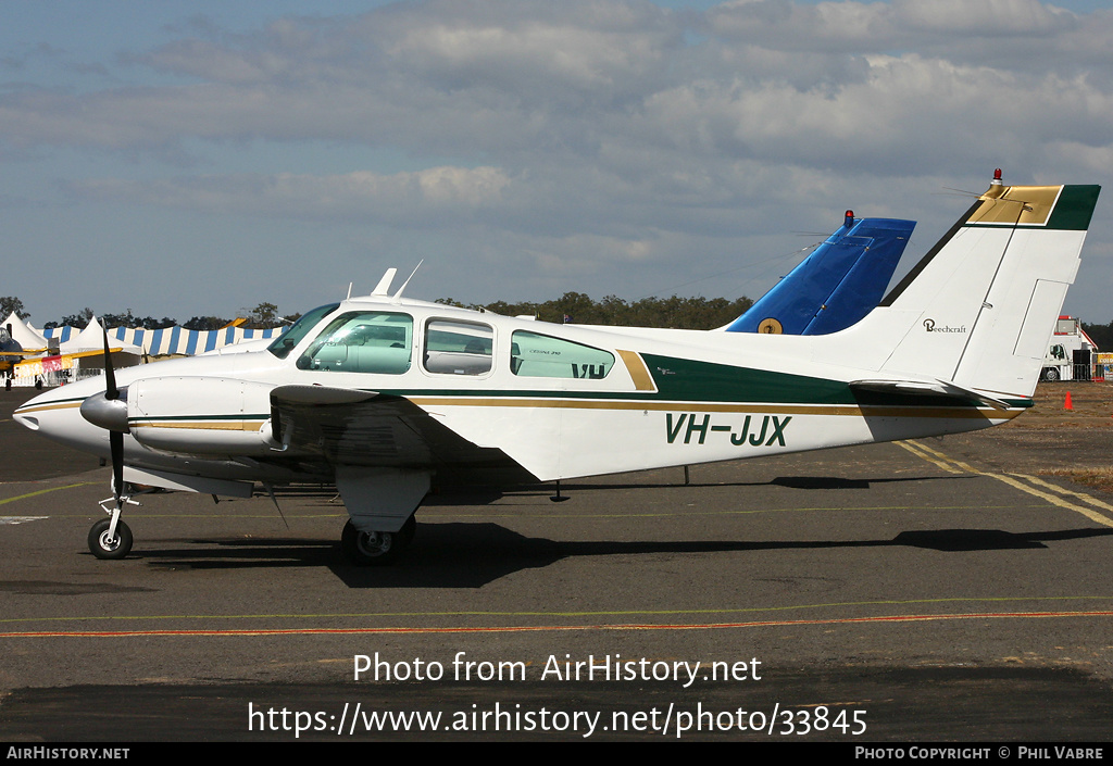 Aircraft Photo of VH-JJX | Beech B55 Baron (95-B55) | AirHistory.net #33845