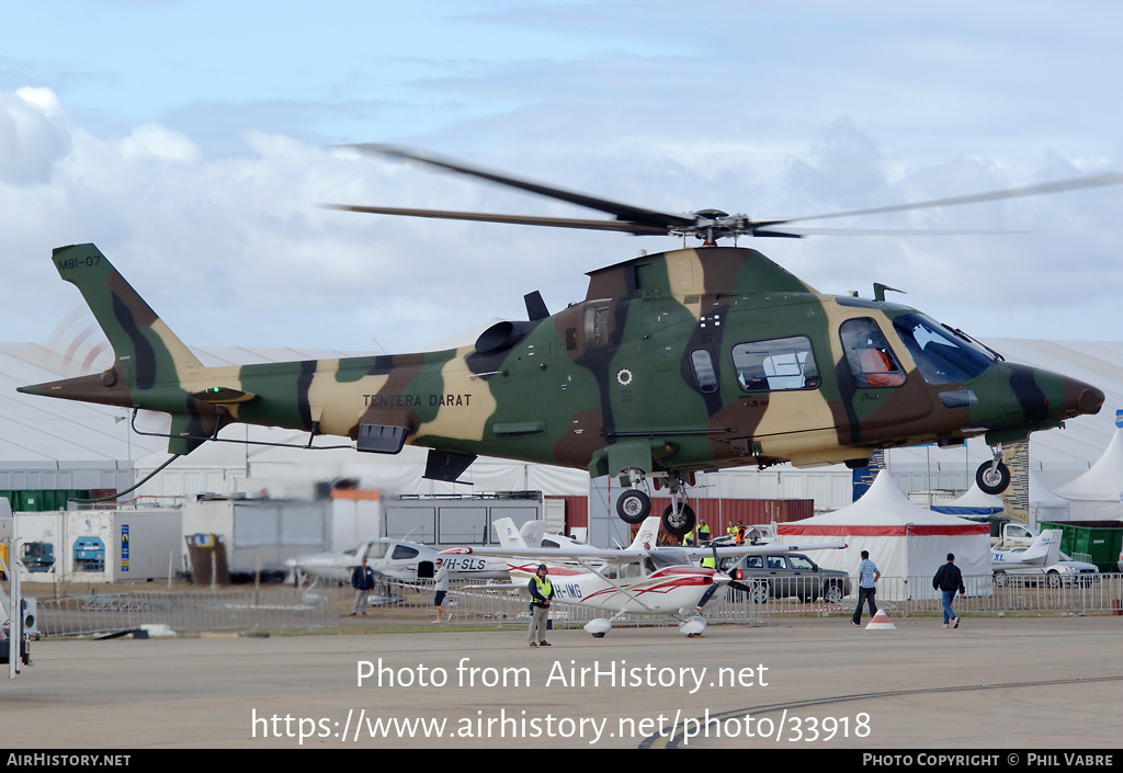 Aircraft Photo of M81-07 | Agusta A-109E LUH | Malaysia - Army | AirHistory.net #33918