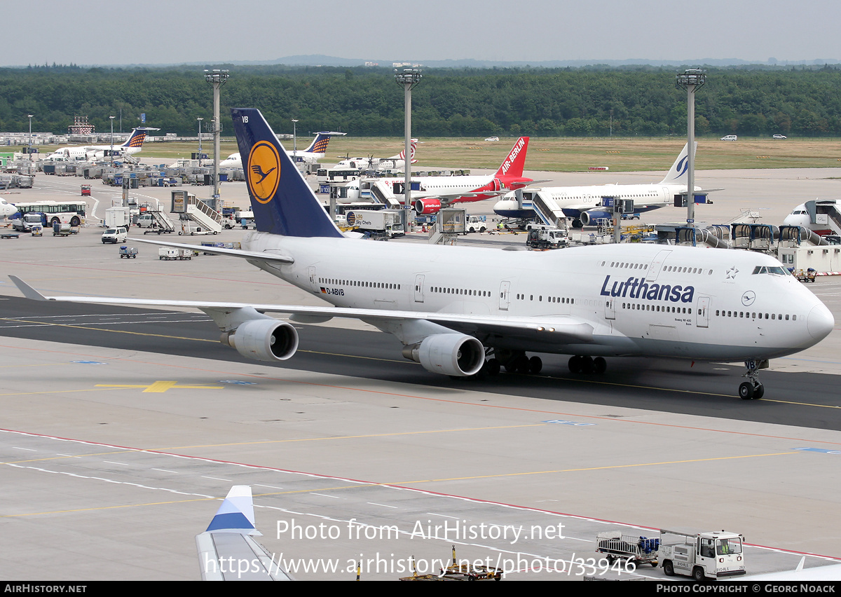 Aircraft Photo of D-ABVB | Boeing 747-430 | Lufthansa | AirHistory.net #33946