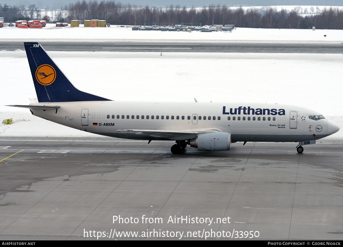 Aircraft Photo of D-ABXM | Boeing 737-330 | Lufthansa | AirHistory.net #33950