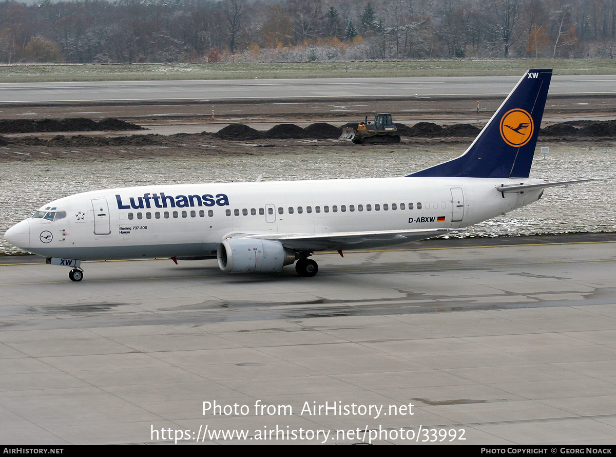 Aircraft Photo of D-ABXW | Boeing 737-330 | Lufthansa | AirHistory.net #33992