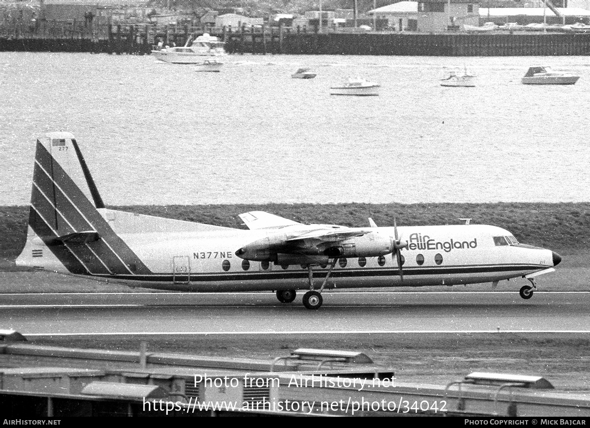 Aircraft Photo of N377NE | Fairchild Hiller FH-227C | Air New England | AirHistory.net #34042