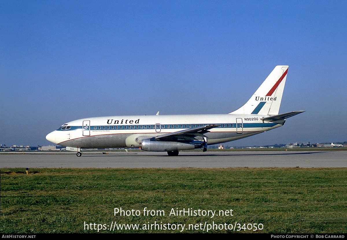 Aircraft Photo of N9020U | Boeing 737-222 | United Air Lines | AirHistory.net #34050