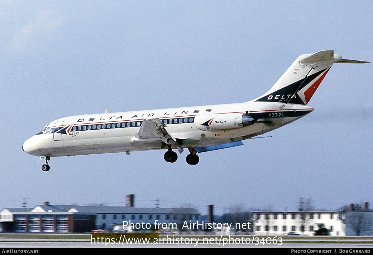 Aircraft Photo of N3312L | Douglas DC-9-14 | Delta Air Lines | AirHistory.net #34063