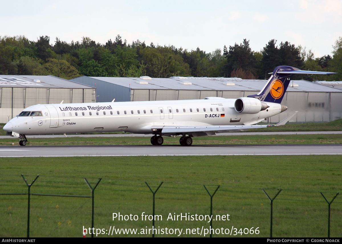 Aircraft Photo of D-ACKJ | Bombardier CRJ-900LR (CL-600-2D24) | Lufthansa Regional | AirHistory.net #34066