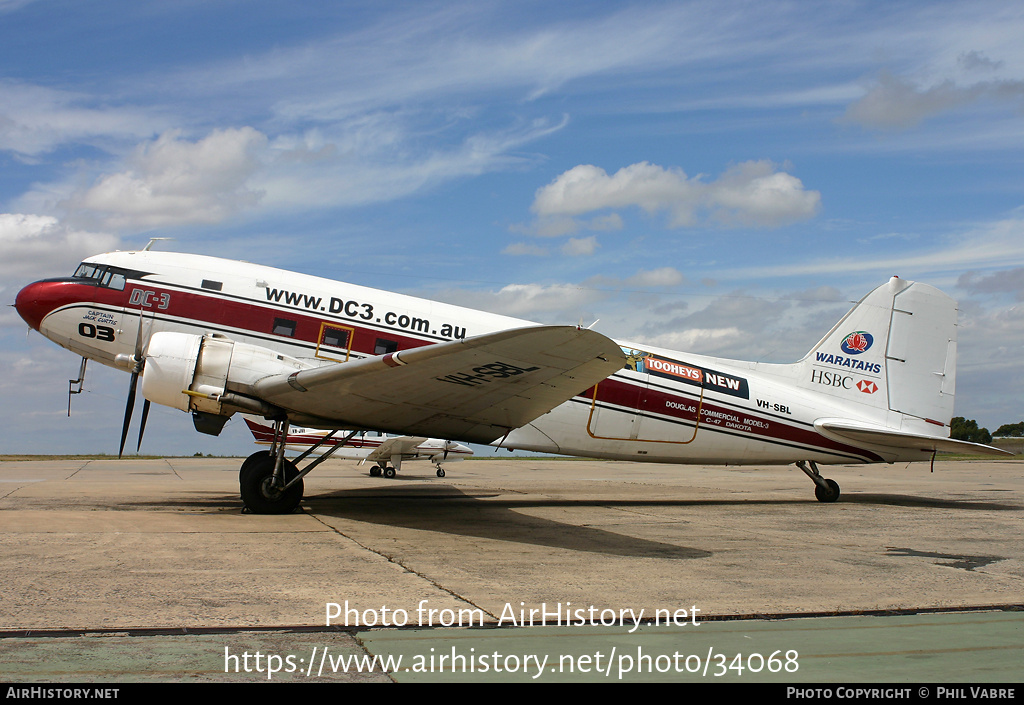 Aircraft Photo of VH-SBL | Douglas C-47A Skytrain | Discovery Air Tours | AirHistory.net #34068