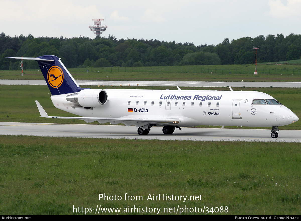 Aircraft Photo of D-ACLY | Canadair CRJ-200LR (CL-600-2B19) | Lufthansa Regional | AirHistory.net #34088