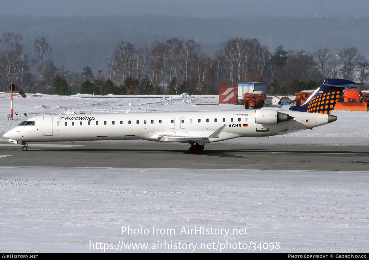 Aircraft Photo of D-ACNB | Bombardier CRJ-900 NG (CL-600-2D24) | Eurowings | AirHistory.net #34098