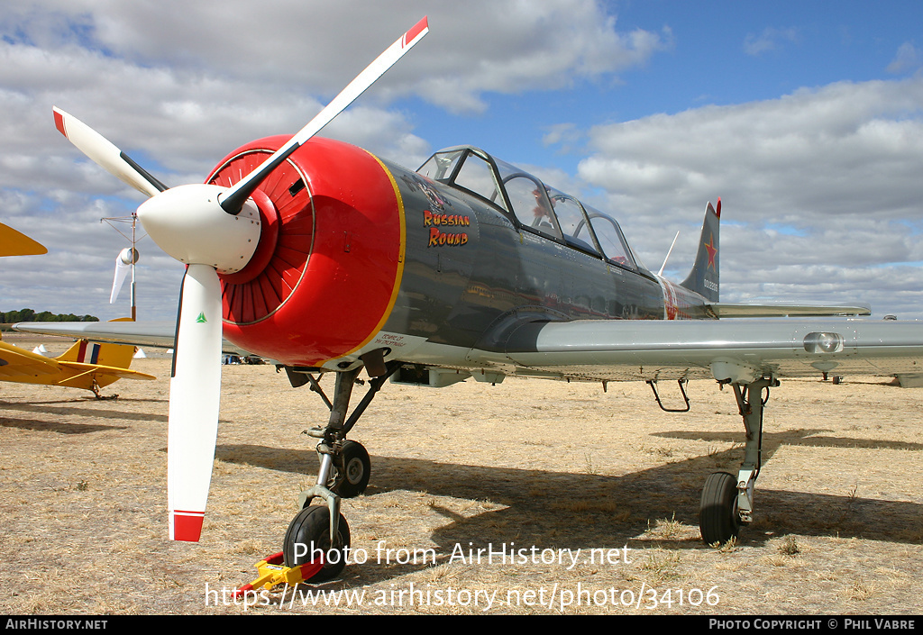 Aircraft Photo of VH-YKW | Yakovlev Yak-52W | Soviet Union - Air Force | AirHistory.net #34106