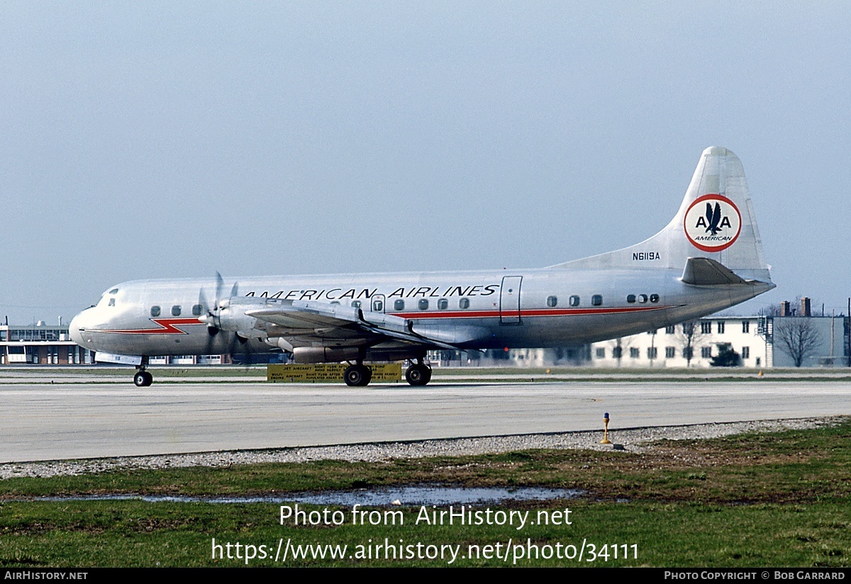 Aircraft Photo of N6119A | Lockheed L-188A Electra | American Airlines | AirHistory.net #34111