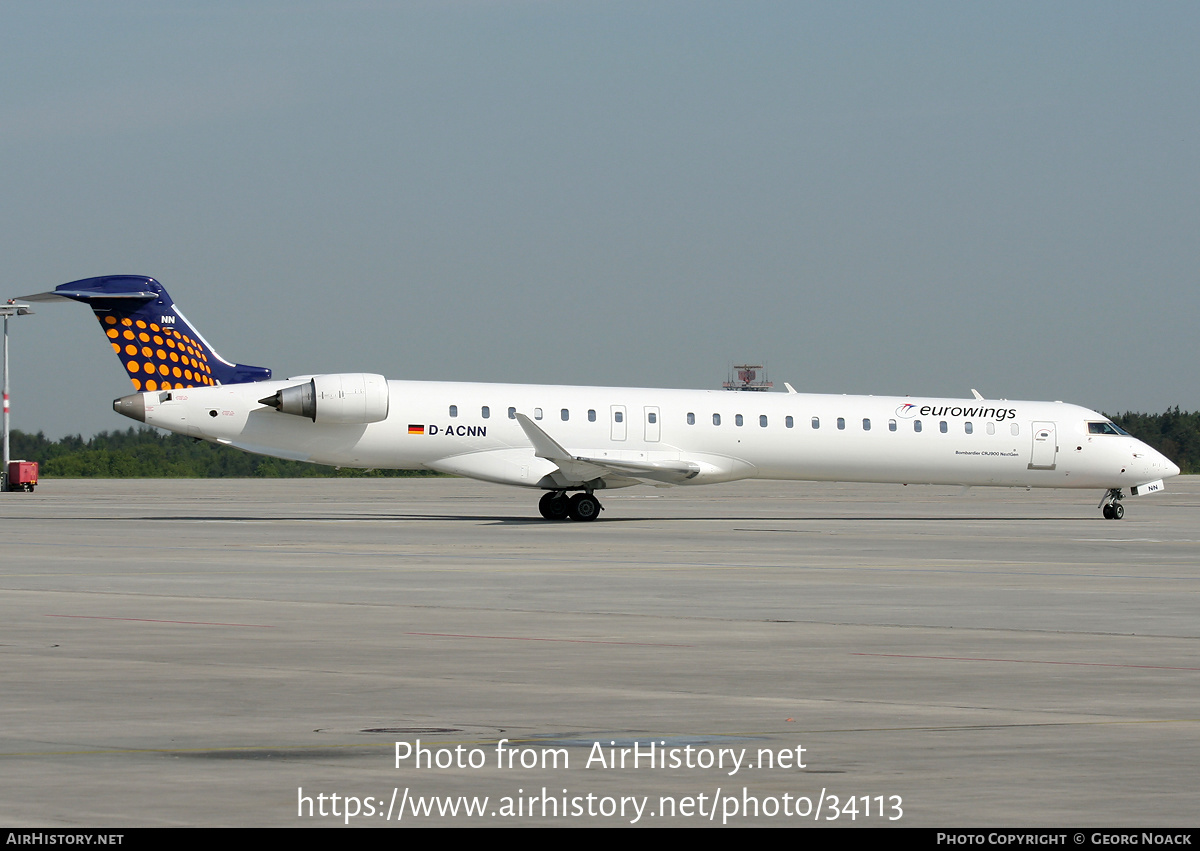 Aircraft Photo of D-ACNN | Bombardier CRJ-900 NG (CL-600-2D24) | Eurowings | AirHistory.net #34113