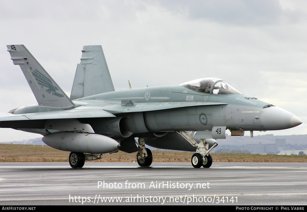 Aircraft Photo of A21-49 | McDonnell Douglas F/A-18A Hornet | Australia - Air Force | AirHistory.net #34141