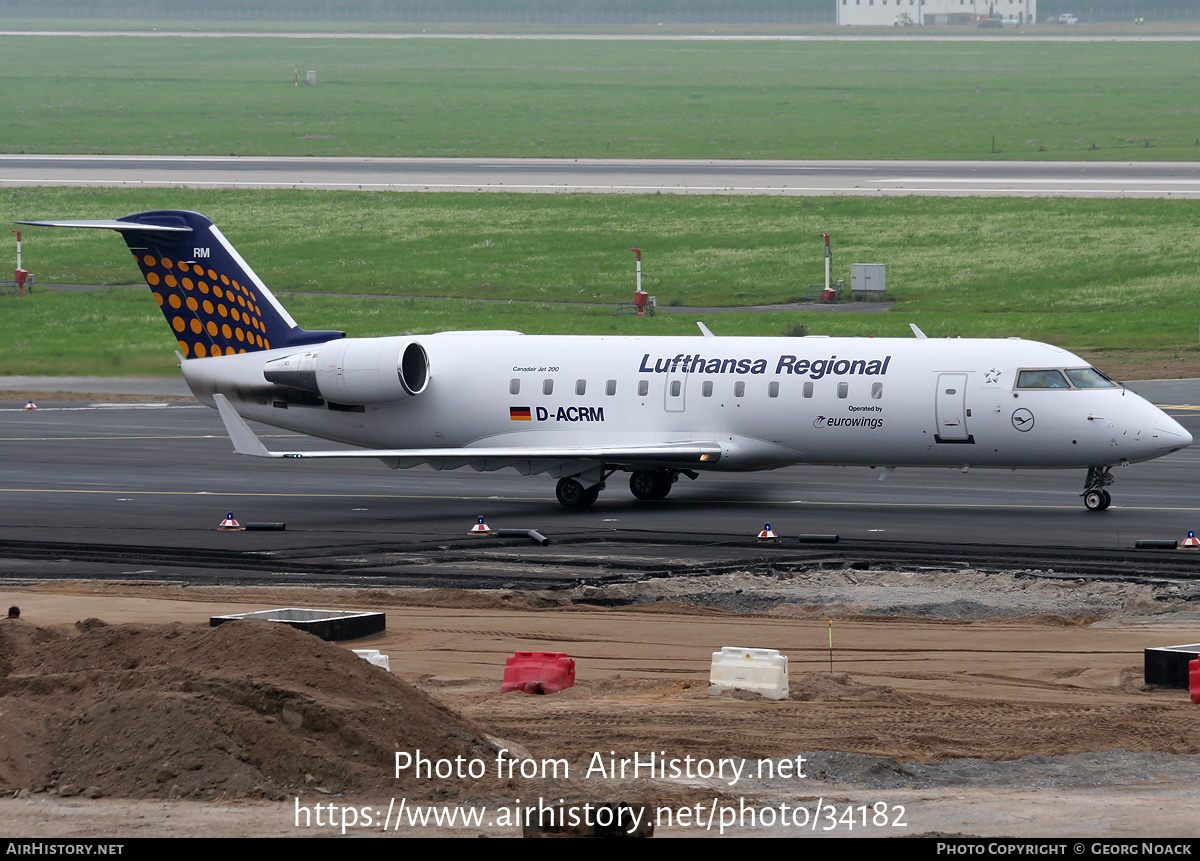 Aircraft Photo of D-ACRM | Bombardier CRJ-200LR (CL-600-2B19) | Lufthansa Regional | AirHistory.net #34182