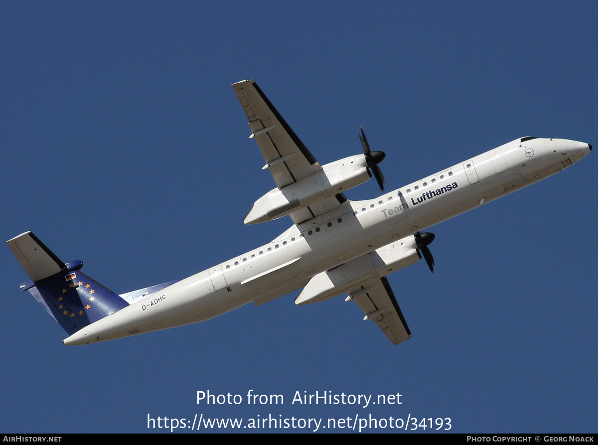 Aircraft Photo of D-ADHC | Bombardier DHC-8-402 Dash 8 | Team Lufthansa | AirHistory.net #34193