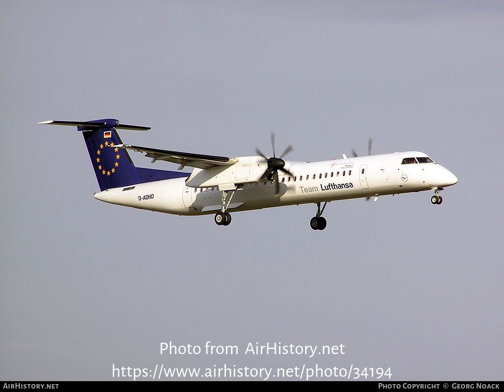 Aircraft Photo of D-ADHD | Bombardier DHC-8-402 Dash 8 | Team Lufthansa | AirHistory.net #34194